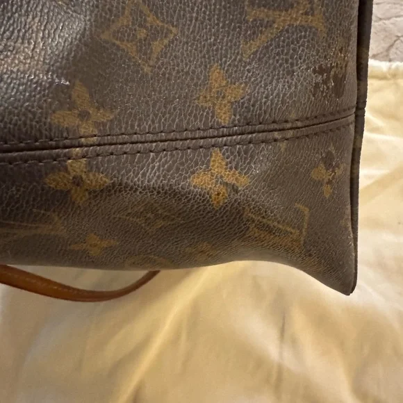 Louis Vuitton Lena MM Brown Monogram Shoulder Tote Bag! - Picture 11 of 16